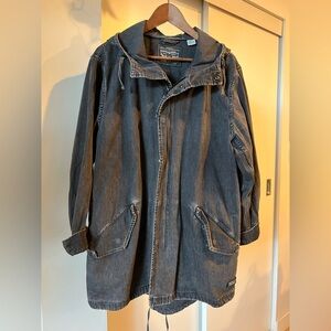 Men's Black Hooded Jacket